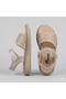 (Arzen) Thermo Non-Slip Sole Velcro Daily Casual Sandals Mink - 4