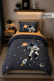 Lumi |   Single Elastic Sheet Duvet Cover Set |   Duvet Cover |   Elastic Fitted Sheet |   Pillowcase |   Sleeping Set - 4