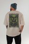 For the Love of Cats 68 Cats Printed Beige Oversize T-Shirt 100% Cotton Unisex Cat Lover Premium Design - 4