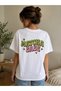 Matcha Girl Design Printed T-Shirt Women's White Tshirt - 3