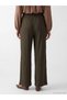 Vizyon New Season Elastic Waist Textured Women's Trousers - 4