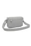 Daily Use Small Size Waterproof Crinkle Fabric Women's Phone and Messenger Bag Ice Gray - 3