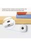 Smart Fingerprint Drawer Lock, Keyless Anti-Theft Touch Lock for Cabinets, Stores up to 16 Fingerprints, Battery-Operated, White - 4