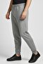 Jeans Men Regular Fit Brand Logo Jogger Pants, Heather Grey - 4
