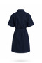 Navy Blue Verona Poplin Dress - 2