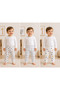 Boy's 3-Piece Baby Pants Set with Animal Pattern and Soft Textured Cotton Bottom