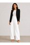 Hayal 27506-26 Women's High Waist Straight-Leg Fabric Trousers Comfortable Fit for Office and Daily Use - 7