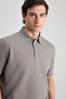Ds Damat Regular Fit Smoked Pique Textured T-Shirt - 3