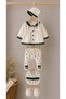 Baby Girl with Floral Pattern, 5-Piece Hospital Outfit Set, 0-3 Months - 2