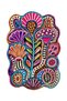 Sdt Multi-Colored Artistic Mystical Motif Bohemian Woven Base Decorative Carpet Sdt1521