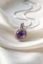 Ring Design with Shiny Stone Embellishments Natural Stone Necklaces Amethyst Pink Quartz Carnelian Yellow Agate Aventurine - 2