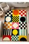 Sdtamor Retro Theme Patterned Modern Woven Base Decorative Carpet Sdtamor53 - 2