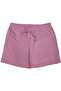 Stretchy Ribbed Cotton Lycra Camisole Women's Shorts - Pink - 3