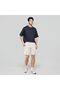 Men Regular Cotton Twill Elastic Shorts - 2