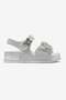 Silvery Butterfly Stone Children's Sandals Silver - 2