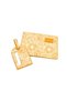 Patterned Leather Passport Cover and Luggage Tag Travel Set - 3