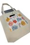 Tote Bag with Pockets, Casual Tote Bag, Beach Bag, 100% Cotton Thick Ribs Fabric, Shoulder Bag