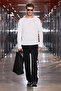 Cividale Men's Organic Cotton Black Sweatpants with Contrast Paneling and Elastic Waistband - 3