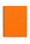 Quaderno'Bio Spiralato' A5 70 Yaprak Kareli Spirali - Orange