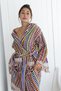 Nohut Bathrobe, Premium 100% Cotton Woven Bathrobe, Soft Weighted Bathrobe - 3