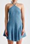 Cassi̇a Short Dress with Self-Pulled Fabric - 3