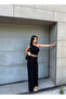 Black One-Shoulder Modal Bottom-Top Set - 3