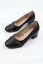 168643 Nur Stone Detailed 5 cm Low Heeled Women's Shoes - 7