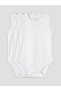 Lcw Baby Crew Neck Baby Girl Snap Body 3Pcs