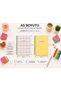 A5 Cellophane Coated Cover, 1 Lined, 1 Checkered, 80 Sheets, 80 Gram Notepad Set - 5