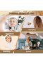 Lighted Makeup Mirror, Double Sided Mirrors, Dimmable Touch Screen, Adjustable Foldable Hand Mirror, Cosmetic Makeup Looking Glass (10X) - 5