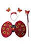 Luxury Ladybug Wing Set Crown Scepter Wing Kids Costume Party Show Accessory - 4