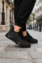 Black Italian Transparent Sole Laceless Comfortable Daily Stylish Men's Sneaker Sports Shoes Vdz03042 - 7