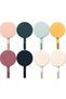 Self-Adhesive Colorful Wall Hangers (Set of 10) - 2