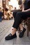 Ventes 346417 Comfortable Knitwear Loafer Women's Shoes with Stone Buckle Accessories - 3