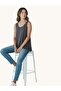 Women's Round Neck Thick Strap Bell Cut Athlete T-Shirt - 2