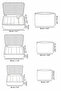 7-Piece Suitcase Organizer - Multi-Purpose Suitcase Mesh Travel Bag Drawer Organizer - 7