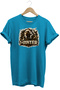 Unisex Pointer Hunter Printed T-Shirt - Premium Dogs Series Crew Neck Cotton T-Shirt