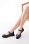 Zri̇n-4444 Black Daily Comfortable Women's Ballerinas - 4