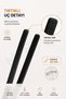 Hard Tip Heat Resistant Fireproof Non-Stick Silicone Tongs 28 Cm, Bpa-Free Black Kitchen Tongs - 3