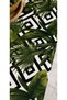 Leaf Patterned Duck Fabric Runner – Bohemian Tropical Tablecloth Runner |   Living Room Kitchen Balcony Decoration - 5