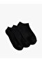 Basic Cotton 3-Piece Booties Socks Set