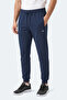Omiros Rbn. I Men's Navy Blue Sweatpants with Pockets - 6
