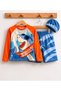 Boys' Sun Protection Swimwear Set Upf 50+ Long Sleeve Sea Pool Swimsuit 3-5-7-9-12 Years Shark - 2