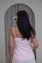 Women's Asymmetrical Gold Buttoned Strappy Double Breasted Blouse Bustier - 7