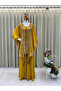 Yellow Faux Georgette Kurta Palazzo Set with Sequin Work - HRT8193 | Yellow - 2
