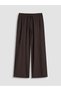 Trendlucky Women's Wide Leg Pants with Elastic Waist and Difference in Color - 4