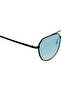 UV Protection Sunglasses Black Frame Blue Mirror Lens 58mm - M186BU3V - 4