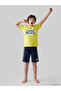 Esvab • Modern & Distinctive Licensed Printed Boys' Shorts Pajama Set - 3
