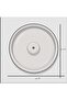 Small Round Base Made of Plaster - 2
