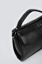 Women's Genuine Leather Flap Mini Shoulder Bag with Card Holder and Keychain Compartment, Small Size - 3